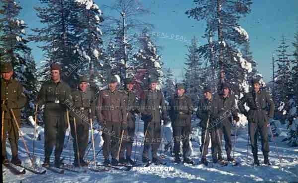 134th Gebirgsjaeger Division Landeck Finland 1944 Ski mountain troops snow winter