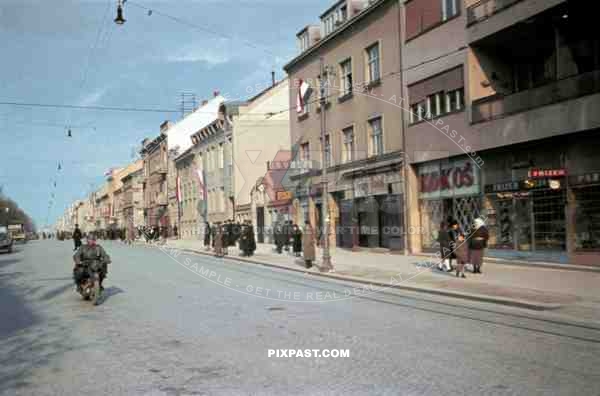 14th Panzer Division enters Zagreb, Croatia 1941.