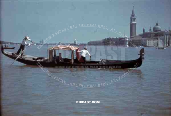 Boat in Venice, Italy 1943
