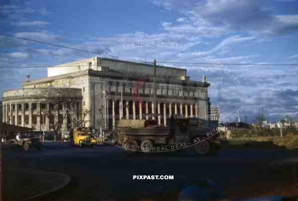 Central post building in Manila, Philippines 1945