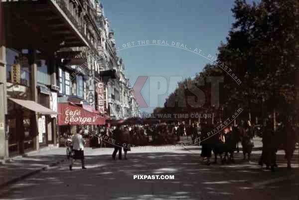 Champs-Elysees Paris, France 1940