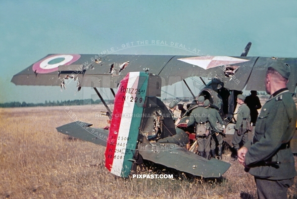 French Air force Potez 25 A2 No. 229 P.D.6065 captured at a French airbase battle of France 1940
