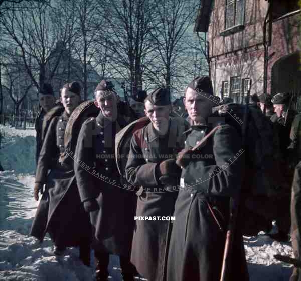 German Airforce Luftwaffe soldiers infantry in Norway 1941