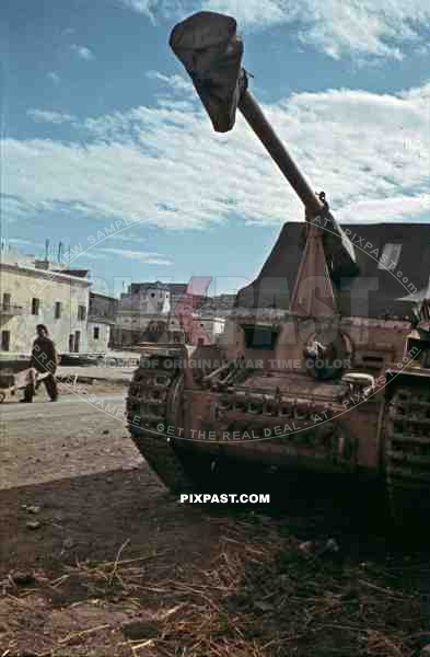 German Marder 3 Panzer in La Goulette, Tunisia 1942