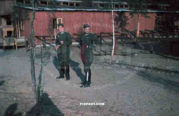German Wehrmacht officers in Military Barracks Kaserne Norway 1941