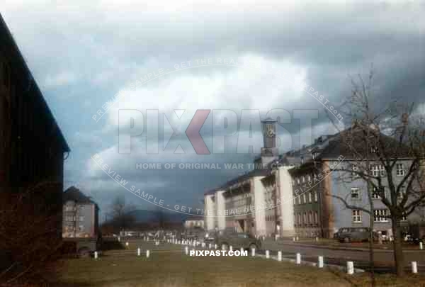 Grossdeutschland Kaserne, Heidelberg Germany, 1945. Campbell Barracks. Headquarters of the Seveth US  Army