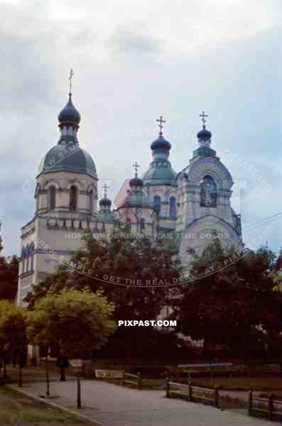 Intercession Cathedral in Riwne, Ukraine 1941