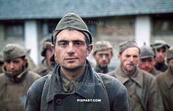 Jewish Russian POW photographed by german war reporter Franz Krieger, Russia 1942