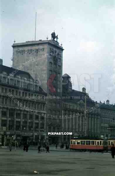 Kroch Hochhaus at the Augustusplatz in Leipzig, Germany 1940