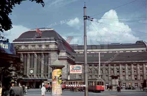 Leipzig main station, Germany 1940