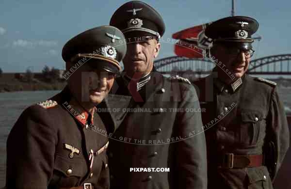 Lieutenant General Emil Kern, Austrian Staff General responsible for war bridges, 4th German Army. France 1940