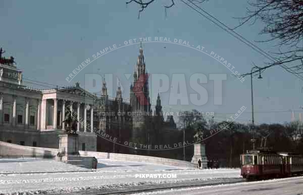 Parliament Building in Vienna, Austria 1942