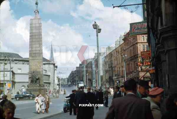Parnell Square, Dublin, Ireland, 1953, Top of O