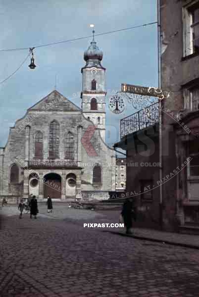 St. Stephans church in Lindau am Bodensee, Germany ~1942