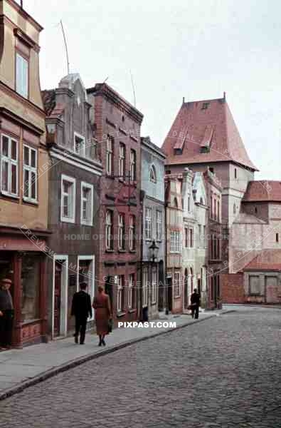 street Marienburg, Germany 1941