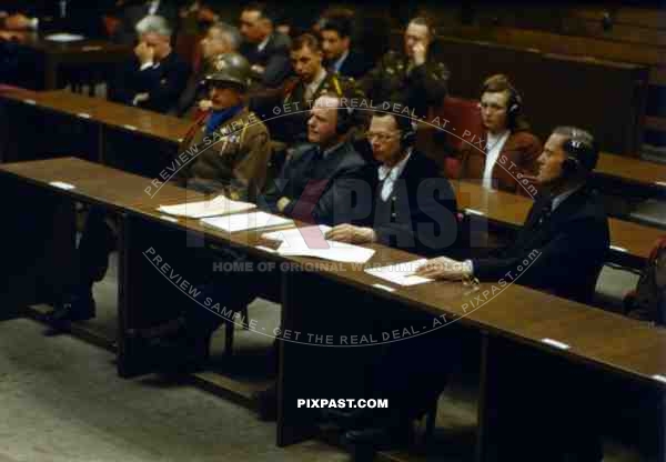 The Nuremberg trial of German Luftwaffe Field Marshal Erhard Milch 1945
