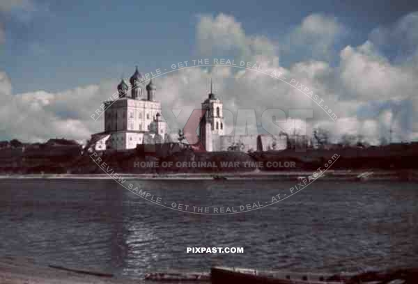 Trinity Cathedral in Pskov, Russia 1941