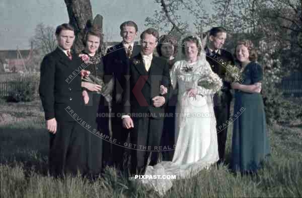 Wedding, village near Leipzig Germany 1940