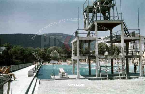 Thermal bath in Baden, Austria 1937
